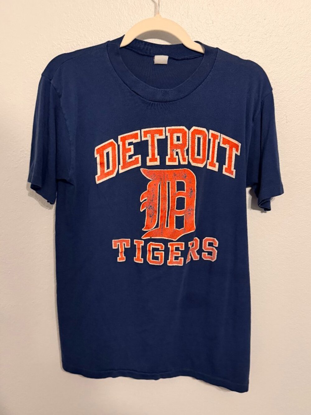 Vintage Detroit Tigers Graphic Tee — True Vintage Single Stitch, fits like M